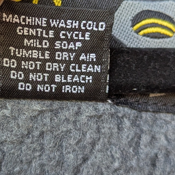 VTG 90s Mountain HardWear Color Block Fleece Vest XL Gray Black - Picture 7 of 8